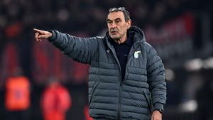 Sarri a Dazn: «Rivedere questo Olimpico ci ha regalato sensazioni bellissime. Questa una gara a sé, non un punto di riferimento»