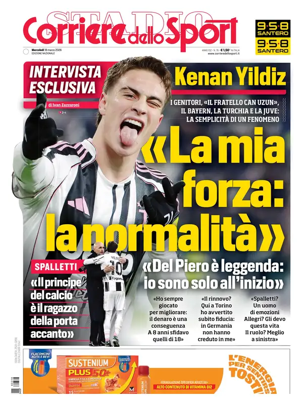 Le prime pagine dei principali quotidiani sportivi – 18 marzo 2026 28 image 23