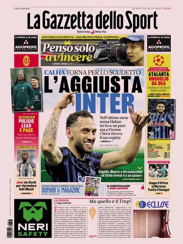 Le prime pagine dei principali quotidiani sportivi – 18 marzo 2026 27 image 24