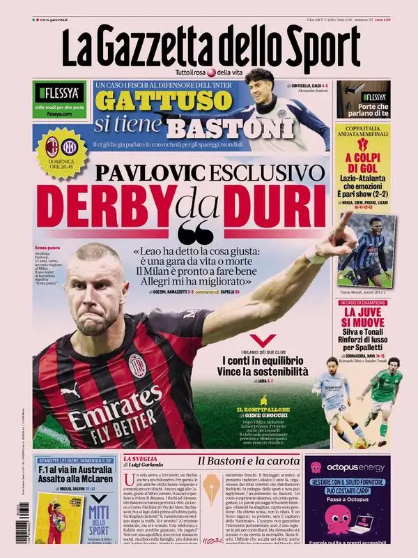 Le prime pagine dei principali quotidiani sportivi – 05 marzo 2026 27 image 3