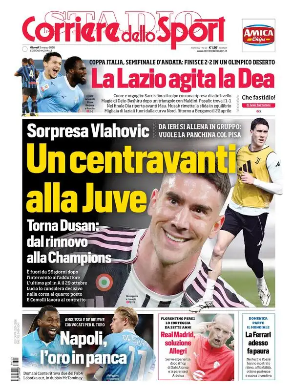 Le prime pagine dei principali quotidiani sportivi – 05 marzo 2026 28 image 4