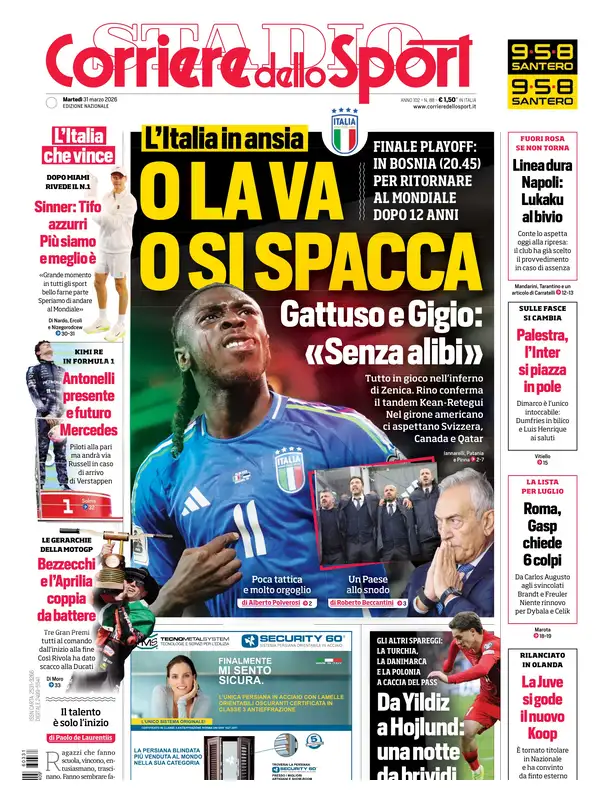 Le prime pagine dei principali quotidiani sportivi – 31 marzo 2026 28 image 44