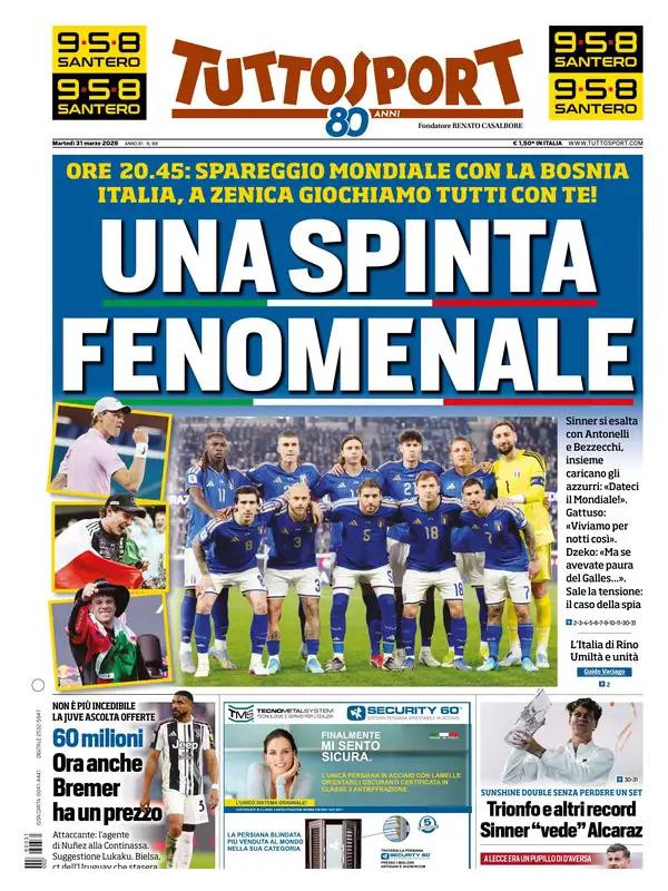 Le prime pagine dei principali quotidiani sportivi – 31 marzo 2026 29 image 45