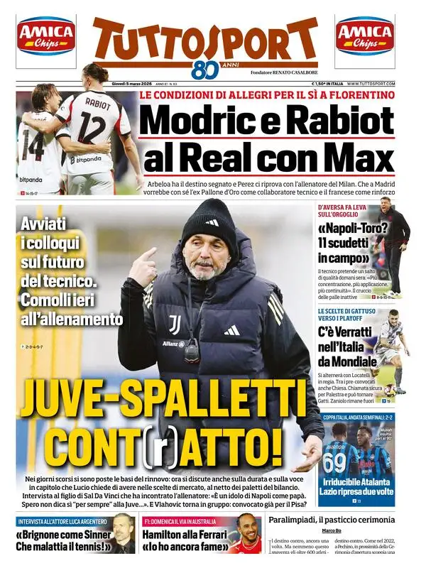 Le prime pagine dei principali quotidiani sportivi – 05 marzo 2026 29 image 5