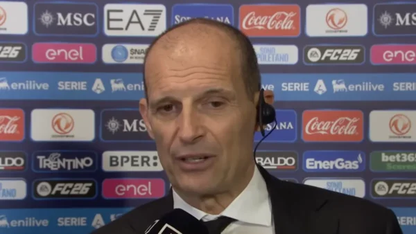 Allegri parla a Dazn dopo Napoli-Milan
