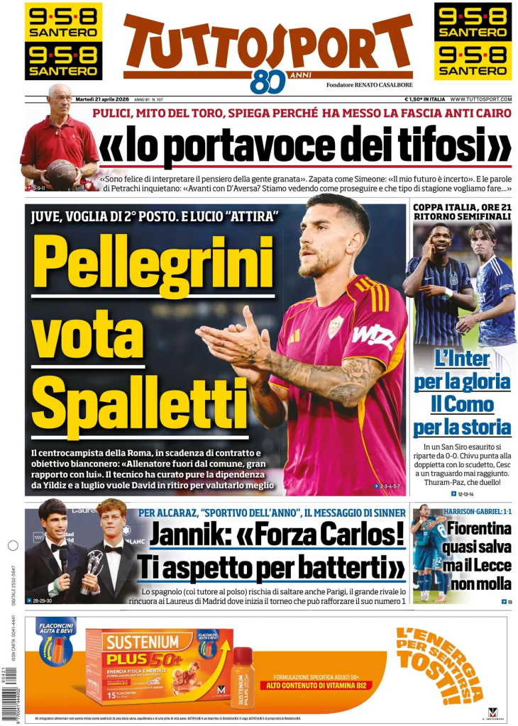 Le prime pagine dei quotidiani sportivi – 21 aprile 2026 27 image 28