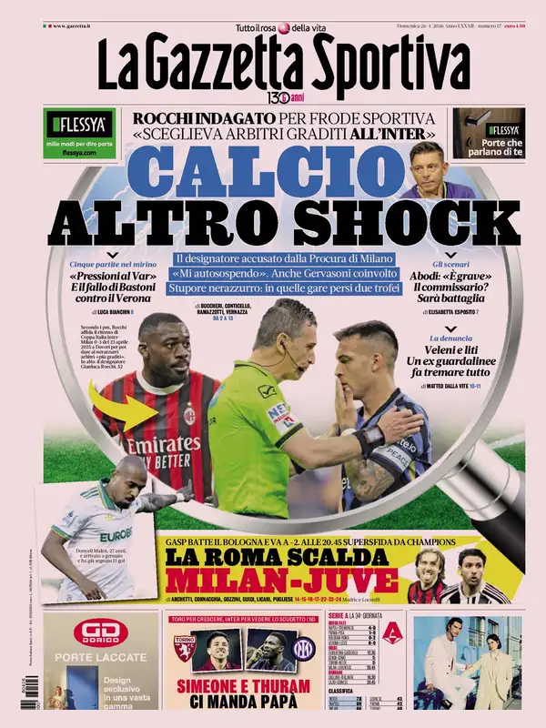 Le prime pagine dei quotidiani sportivi – 26 aprile 2026 27 image 34