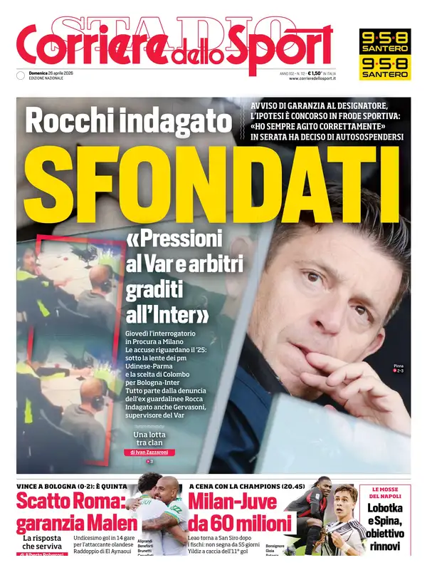 Le prime pagine dei quotidiani sportivi – 26 aprile 2026 28 image 35