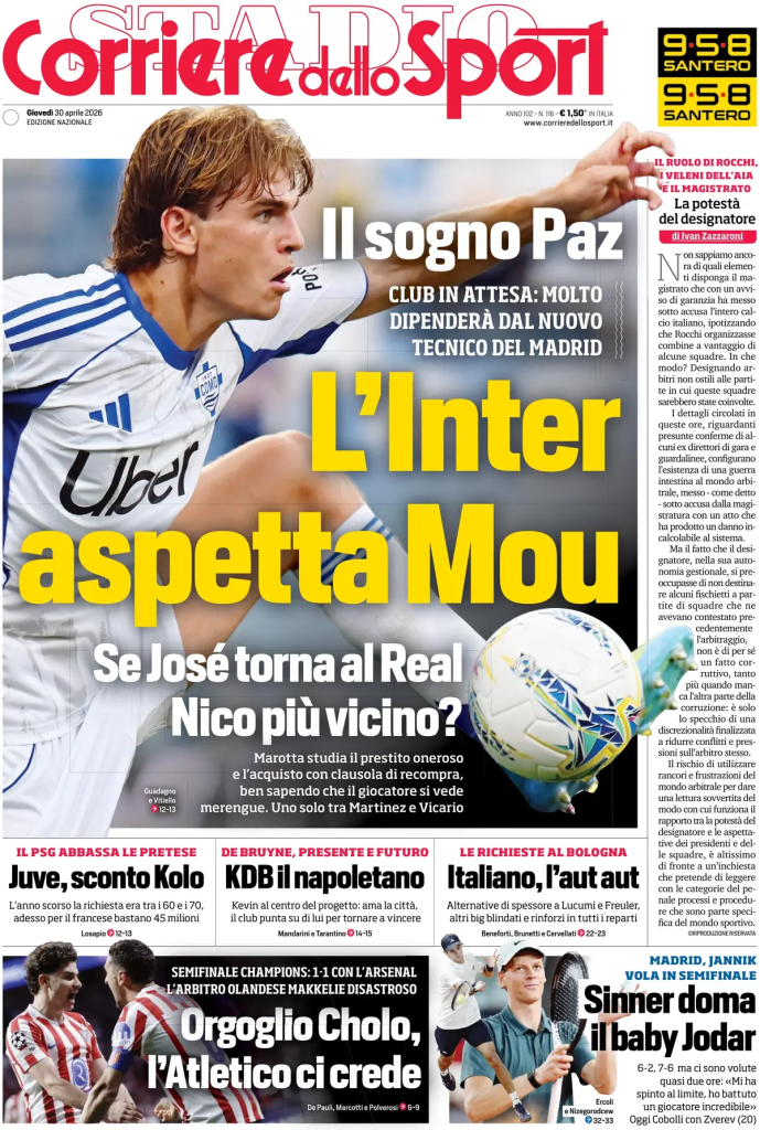 Le prime pagine dei quotidiani sportivi – 30 aprile 2026 28 image 38
