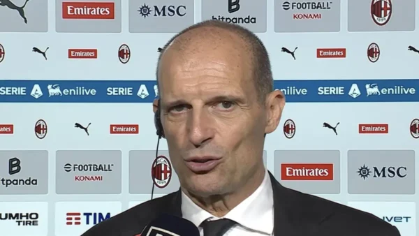 Allegri a Dazn dopo Milan-Atalanta