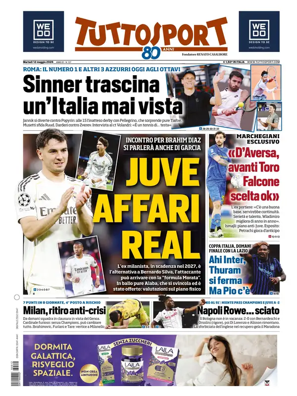 Le prime pagine dei quotidiani sportivi – 12 maggio 2026 29 image 16