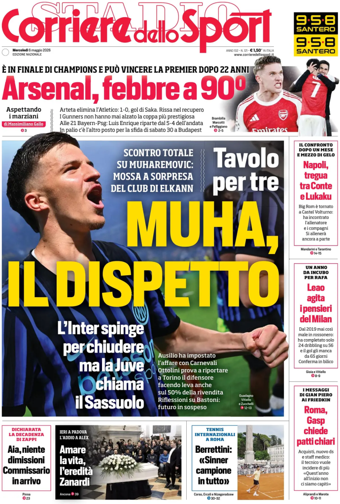 Le prime pagine dei quotidiani sportivi – 06 maggio 2026 28 image 2