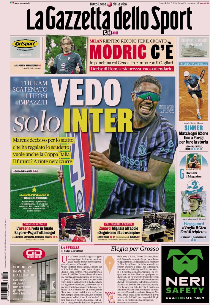 Le prime pagine dei quotidiani sportivi – 06 maggio 2026 29 image 3