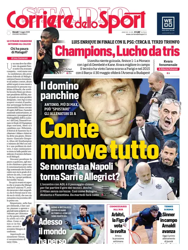 Le prime pagine dei quotidiani sportivi – 07 maggio 2026 28 image 5