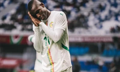 Nicolas Jackson esulta con la maglia del Senegal