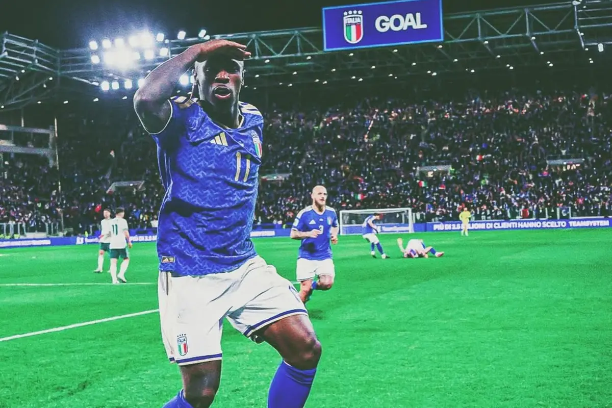 Kean esulta in Italia-Irlanda