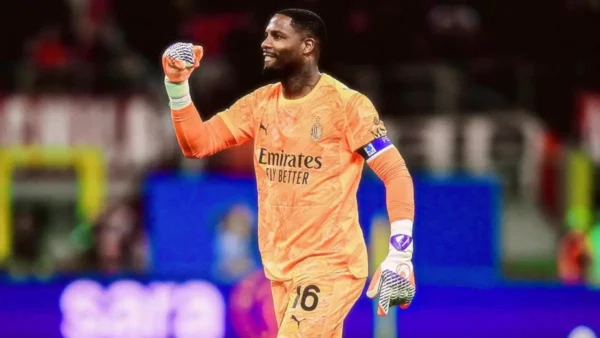 Maignan esulta