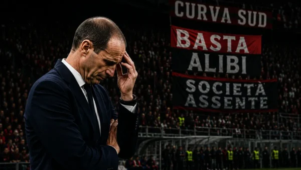 Allegri rabbuiato