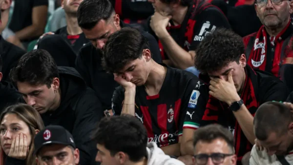 Tifosi Milan tristi