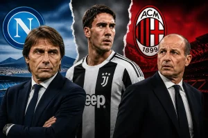 Conte rovina i piani del Milan: cambia il destino di Vlahovic
