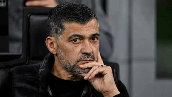 sergio conceicao, allenatore, mano in viso