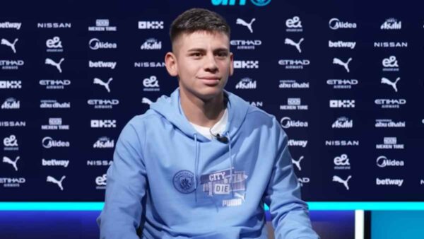 Claudio Echeverri, giocatore del Manchester City