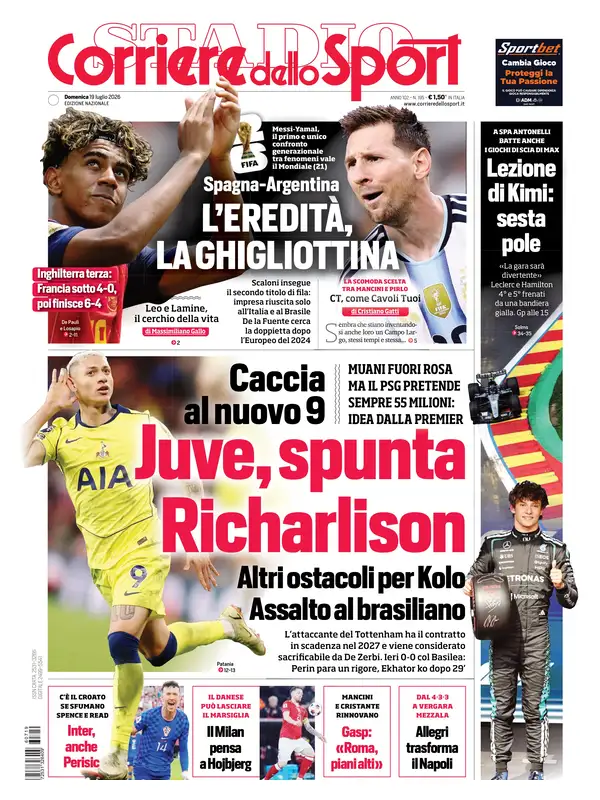 Le prime pagine dei quotidiani sportivi – 16 luglio 2026 3 image 13