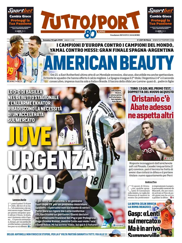 Le prime pagine dei quotidiani sportivi – 16 luglio 2026 4 image 14