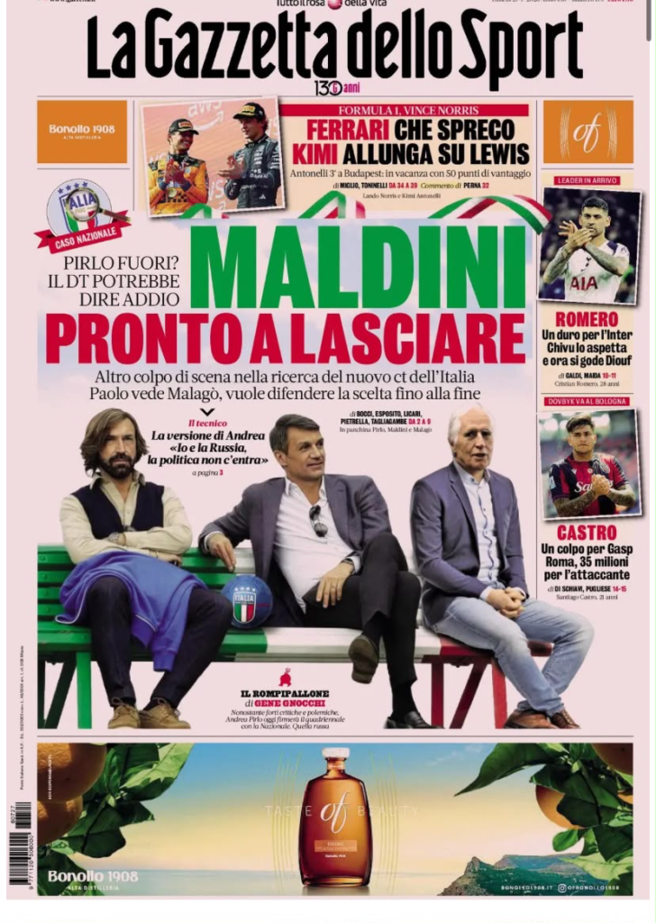Le prime pagine dei quotidiani sportivi – 27 luglio 2026 4 image 17