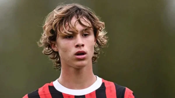 Christian Comotto, giocatore del Milan