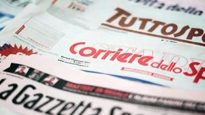 Le prime pagine dei quotidiani sportivi – 25 agosto 2026