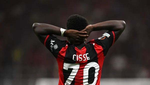 Cissè, giocatore del Milan
