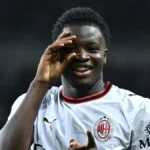 Cissè, giocatore del Milan
