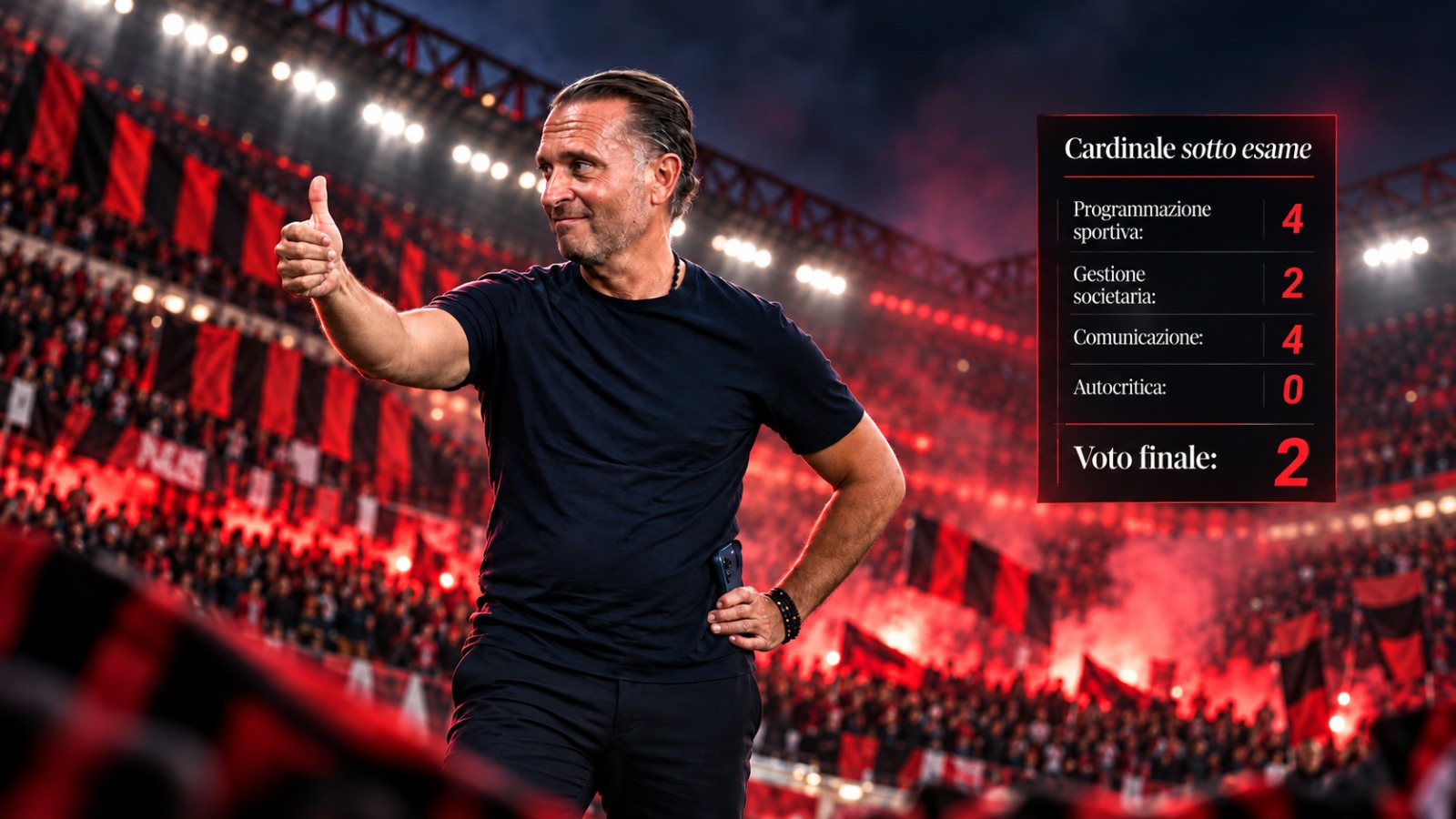 Gerry Cardinale dà i voti al Milan? Allora adesso il registro lo apriamo noi: bocciatura senza appello! – VIDEO di Alberto Petrosilli